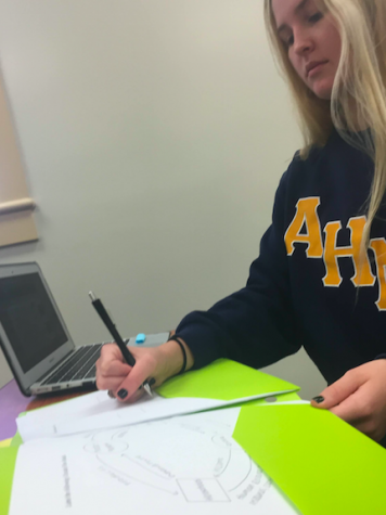 "My AP Gov class has close to thirty girls in it. I like a big class because it makes the class more interesting, but sometimes it gets noisy."