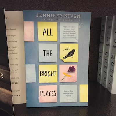 “I like the kind of books that don’t just make you happy, they make you think. I like to read books that don’t have a typical happy ending and All the Bright Places is one of them.” remarked Elena Schillinger.