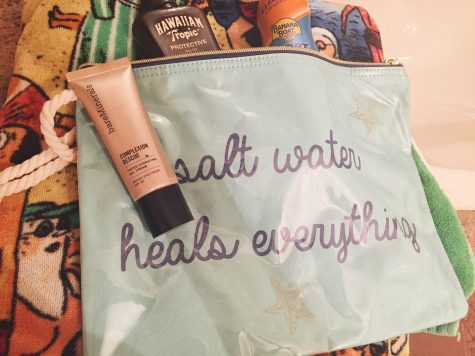 “I got it from Sephora and I wear it every time I go out in the sun because I am so pale” confessed Schuman . Photo credits: Maria Cacciatore/Achona Online
