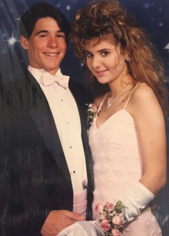 Ligori and date for Academy Prom 1988