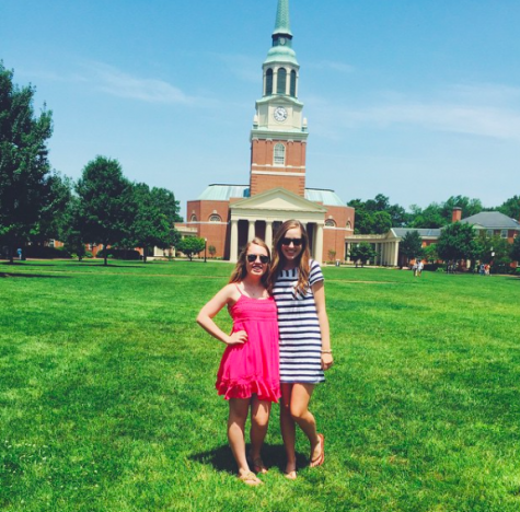 Senior, Katie Quackenbush took many college trips this summer, and is applying to almost all of the schools she visited.