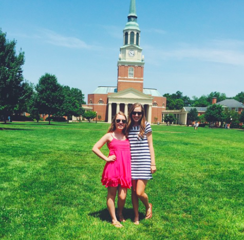 Senior, Katie Quackenbush took many college trips this summer, and is applying to almost all of the schools she visited. 