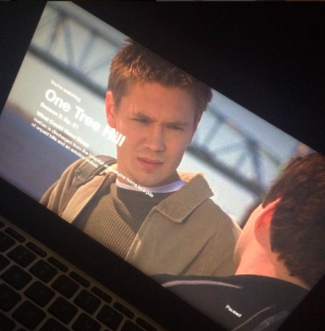 One Tree Hill's heart throb, Lucas Scott, fills Alvarez's screen with his beautiful face 