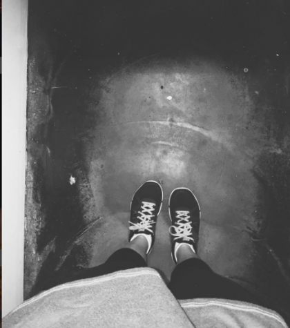 Perez took this artsy picture on a rainy day at the movies.