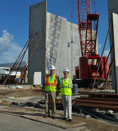 Raimo stays especially busy this year with the construction of Academy's newest edition, the Center for the Arts. Credit: Emily Wise