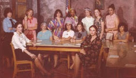 Sharrieff and cast of the Twelve Angry Women play in 1980.