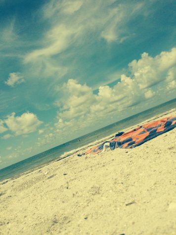 Many Seniors decided to go to the beach to take advantage of the last few weeks of warm, sunny weather.