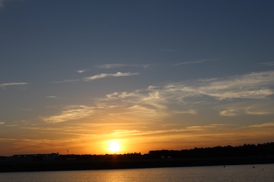 Although rowers have to give up a few minutes-or hours- of their sleep, they cannot help but be awestruck once they witness the sunrise over the canal.