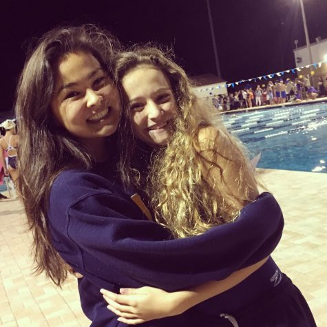 Richter posted this photo on her Instagram; captioning it, "HOW AM I SUPPOSED TO LEAVE YOU. Thank you foe the best senior night."