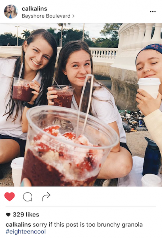 "One Wednesday morning, we got acai bowls from Swami Juice and ate out on Bayshore." says Lindsayy Calka Photo credits: Lindsay Calka (used with permission)