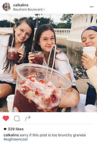 "One Wednesday morning, we got acai bowls from Swami Juice and ate out on Bayshore." says Lindsayy Calka Photo credits: Lindsay Calka (used with permission) 