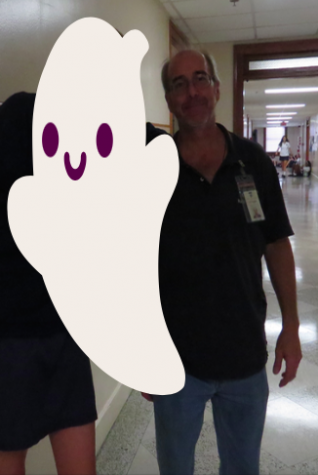 Photo Credit: Audrey Diaz (Achona Online) Ralph has recently been seen ghost hunting around Academy. This past year he has gotten very close with the ghost from the fourth floor, Zozo.
