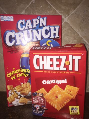 Senior Rachel Tata adds, "No way would I still eat Cheez-Its. My mom is a big proponent of non-processed foods with no chemicals and dyes." Photo Credit: Audrey Anello/Achona Online