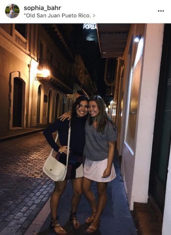 Caption: Bahr says, “At night, we would go into Old San Juan for dinner which is such a quaint little town.” Credit: Sophia Bahr/Achona Online