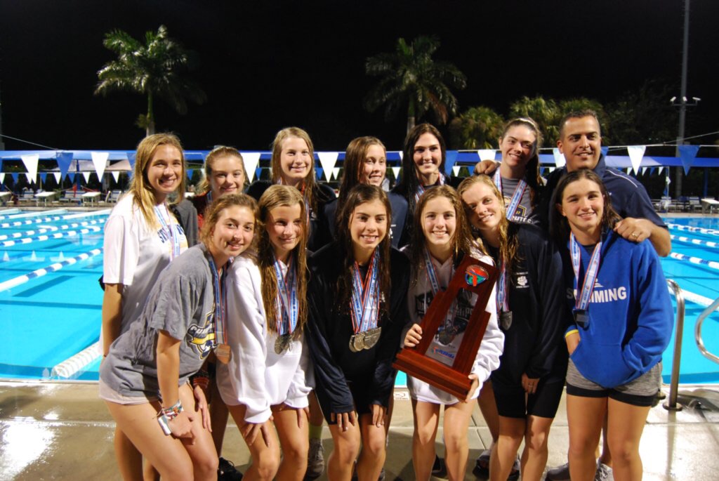 This is the swim team's second time receiving the runner-up title at States. Photo Credit: Sierra Wills/Achona Online