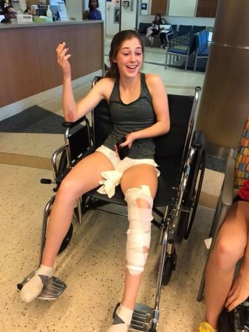 Senior Gabby Hogan Gets Injured at Track Meet