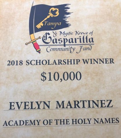 Evelyn Martinez Wins Gasparilla Community Fund Scholarship